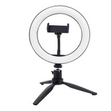 Ring Light Led Selfie Com Tripé Luz P\ Celular Blogueira 