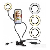 Ring Light Suporte Celular Selfi Luminaria 2em1 12w-xc-rl01