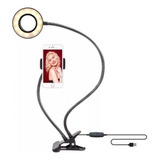 Ring Light + Suporte Celular Selfi Luminaria Abajur Youtuber