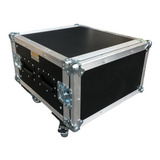 Road Case Rack 6u Profundidade Util 60cm Com Rodas
