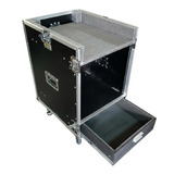 Road Case Rack P/ 01v + 10u + Gavetaww