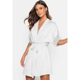 Robe Feminino Roupão Cetim Noiva Madrinha Casamento Hobby