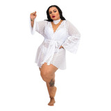 Robe Roby Curto Plus Size Tule