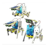 Robô 13 Em 1 Movido A Energia Solar Kit Robótica Montagem