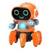 Robo Aranha Polvo Dançarino Som Luzes Brinquedo Divertido