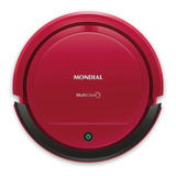 Robô Aspirador De Pó Passa Pano Mondial Rb-09 Bivolt Cor Ver