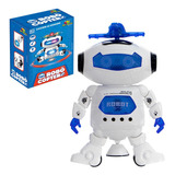 Robo Coptero De Pilha Com Luz