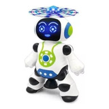 Robo Dançante Brinquedo Robô Gira 360º Graus Robot Som E Luz