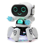 Robô Dançarino Brinquedo Infantil Com Som Luz E Movimentos
