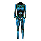 Robot Punk Macacão Catsuit Sexy Mulheres Cosplay Costumes Ze