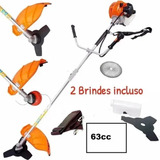 Roçadeira A Gasolina 63cc + Frete Rapido + Disco De Brinde!!