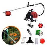Roçadeira Á Gasolina Costal Profissional 63cc 3hp + Discos