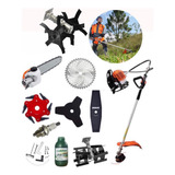 Roçadeira Costal 65cc 8 Em 1 Multifuncional + Enxada +arador