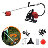 Roçadeira Costal Profissional + Enxada Rotativa + Aradora