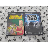 Rock Band + Wheel Of Fortune Para Playstation 2