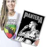 Rock Poster Pantera Banda Glam Metal