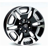 Roda Aro 20 6x139 S31 Toyota Hilux Sw4 Srx / Valor Unitário Cor Preta Diamantada