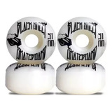 Roda Black Sheep 51mm 99a Branca + Rol. Abec 7 + Espaçadores