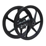 Roda Bros 125 150 160 Freio Lona Liga Leve 6 Pontas Scud Par