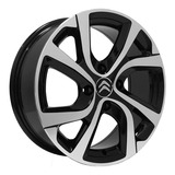 Roda Citroen Cactus Aro 16 Preto D. 4x108 S14 (jogo) + Bico