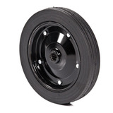 Roda De Chapa Estampada 10' Pneu Maciço P/ Carrinho Armazem