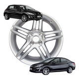 Roda De Liga Leve Aro 17 Peugeot 308 408 Original Psa