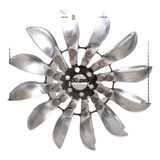 Roda De Pelton 204mm Aluminio Para Mini Usina Hidroeletica