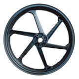 Roda Dianteira Liga Leve Modelo 6 Palitos Honda Cg Titan Fan 125 Ks/es Para Uso De Freio A Disco E De Câmara De Ar