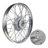 Roda Dianteira Raio 4mm Bros 125 / 150 Á Tambor Com Espelho