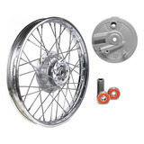 Roda Dianteira Raio 4mm Bros 125 / 150 Tambor Espelho / Rol.