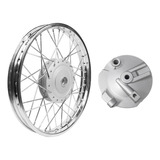 Roda Dianteira Raio 4mm Honda Pop 100 110 Tambor C/ Espelho