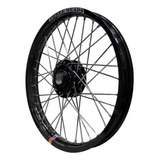 Roda Dianteira Three Heads Titan Fan 150 Disco 4mm Cubo Pret