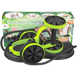 Roda Dupla Com Elastico Exercicios Abdominal Lombar Revoflex