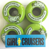 Roda Girl Cruisers 58mm 85a Funnies + Rol. Abec 7