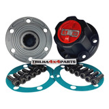 Roda Livre Avm 701xp (o Par) + Kit Parafusos Jeep Willys F75
