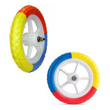 Roda Nylon Dianteira Aro 12 Pneu Eva - Importado (colorida)