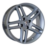 Roda Peugeot 308 Kr R41 / Aro 17x7 / Prata (4x108) Unidade Cor Grafite Fosco