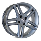 Roda Peugeot 308 Kr R41 Aro 17x7 Unidade Link Especial Cor Grafite Fosco