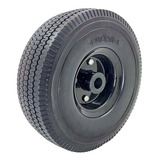 Roda Pneu Pu Maciço 4.10/3.50-4 Com Rolamento Carrinho Carga