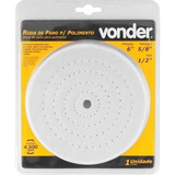 Roda Rebolo De Pano Polimento P/ Esmeril 6 Furo 1/2 Vonder