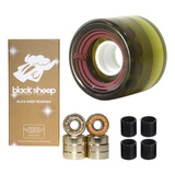 Roda Skate Hondar Cruiser 60mm Verde + Rolamento Black Sheep