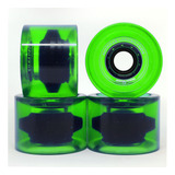 Roda Skate Long Gel Silicone Hondar 70mm 78a Verde