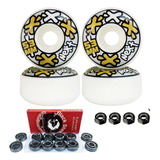 Roda Skate Next 53mm 101a Moska + Rolamento Black Sheep 8