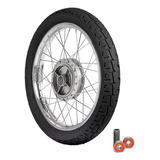 Roda Traseira Cg Titan Fan 150 04/17 Pneu Tork + Rolamentos