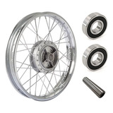 Roda Traseira Completa Raiada 4mm Honda Cg Titan Fan 150
