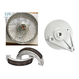 Roda Traseira Raiada Completa Fan 125 2012 + Espelho + Lonas