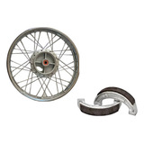 Roda Traseira Raiada Completa Titan 150 Ks 2008 + 1 Par Lona