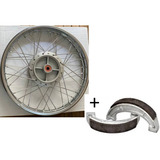 Roda Traseira Raiada Completa Titan 150 Ks 2008 + 1 Par Lona