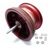 Roda Trazeira Machine Montada Vermelha Original