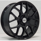 Roda Tsw Nurburgring 17 4x100 Preto Brilhante Vw/gm/hyundai